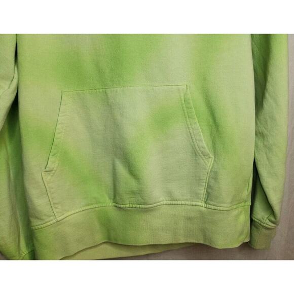 The North Face Dye Green Long Sleeve Pullover Hoodie Mens Small Excellent Cond. - Picture 4 of 7